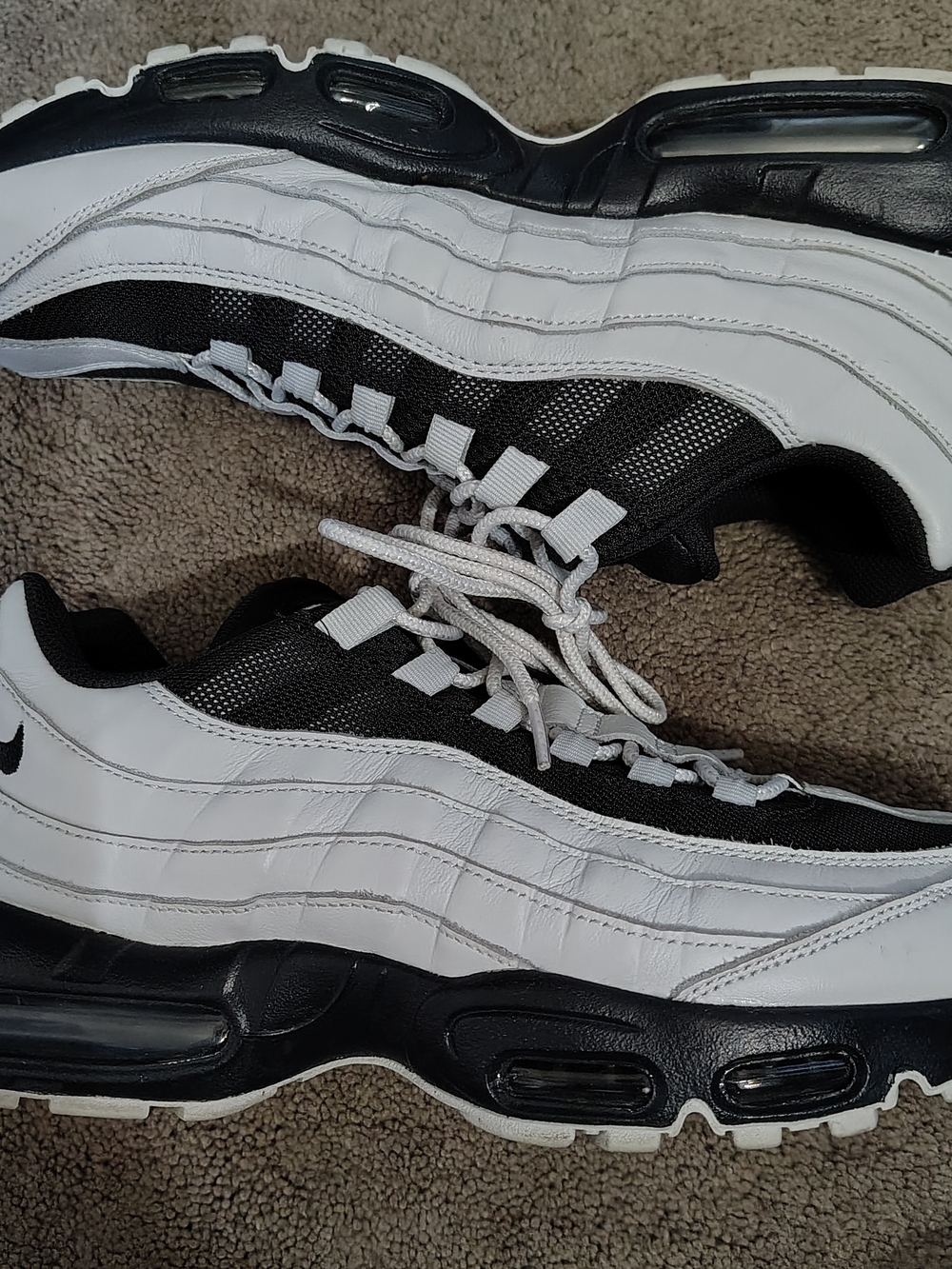 Nike Air Max 95 By You Custom Black White Men’s Size 11